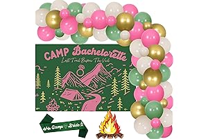 Chic Camp Bachelorette Balloons for Unforgettable Mountain Memories