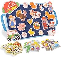 Vista 11 de CHEFAN Juego de Historias con Tablero de Fieltro/Franela de 4 Piezas, Piezas de Fieltro PRECORTADAS para Tiempo de Círculo en Preescolar