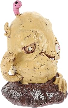 Toddmomy 1pc Garden Zombie Resin Decoration Halloween Vegetable Zombie Decor for Scary Outdoor Craft for Haunted House Themed Parties