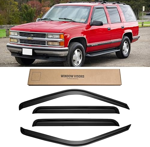 Miniatura 93 de Viseras de ventana para Toyota Camry 2007-2011, protectores de lluvia, deflector de ventilación, sombra humo oscuro 07 2008 2009 2010 11, con cinta