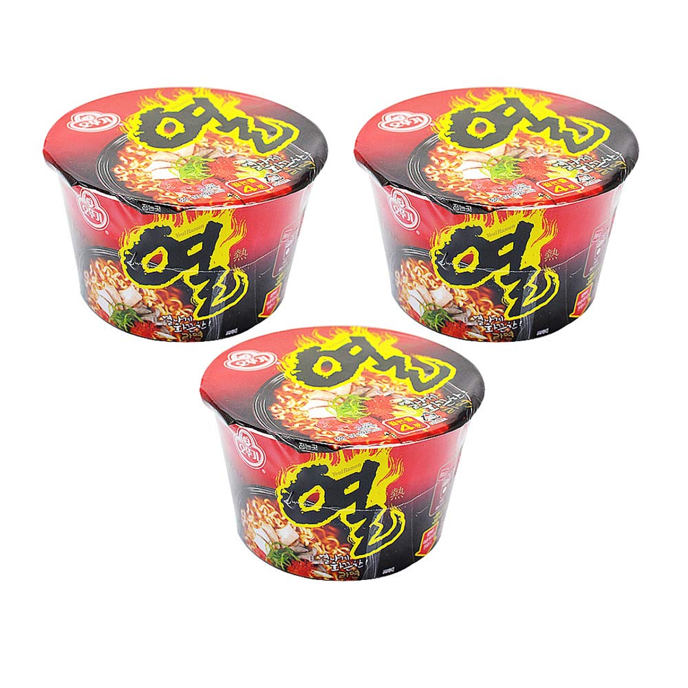 Amazon.co.jp: [オットギ] ヨル(熱)カップラーメン 3個入 / スコヴィル 