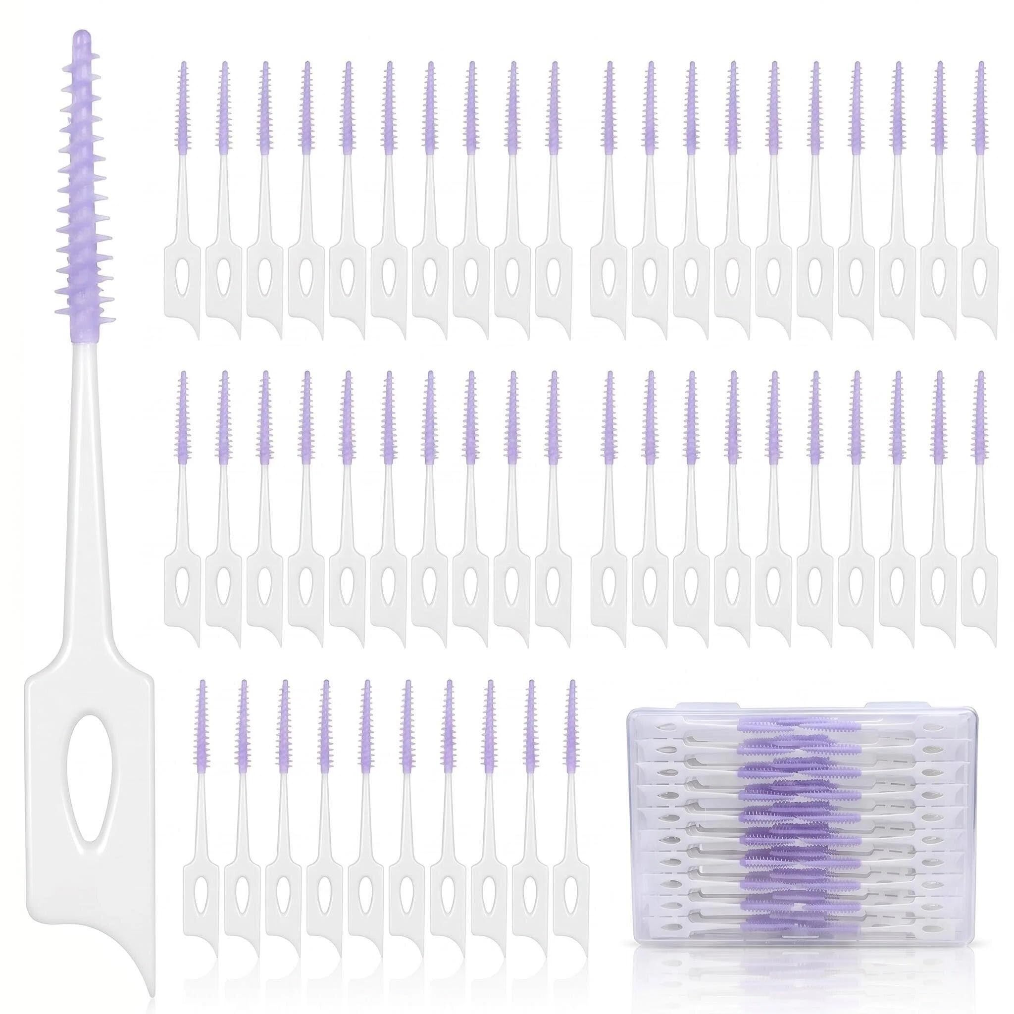 300 Pack Dual-Use Interdental Brushes,Disposable Dental Picks