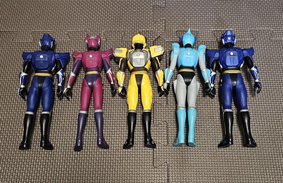 宇宙の騎士テッカマン ペガス ソフビ人形セット ブリスター