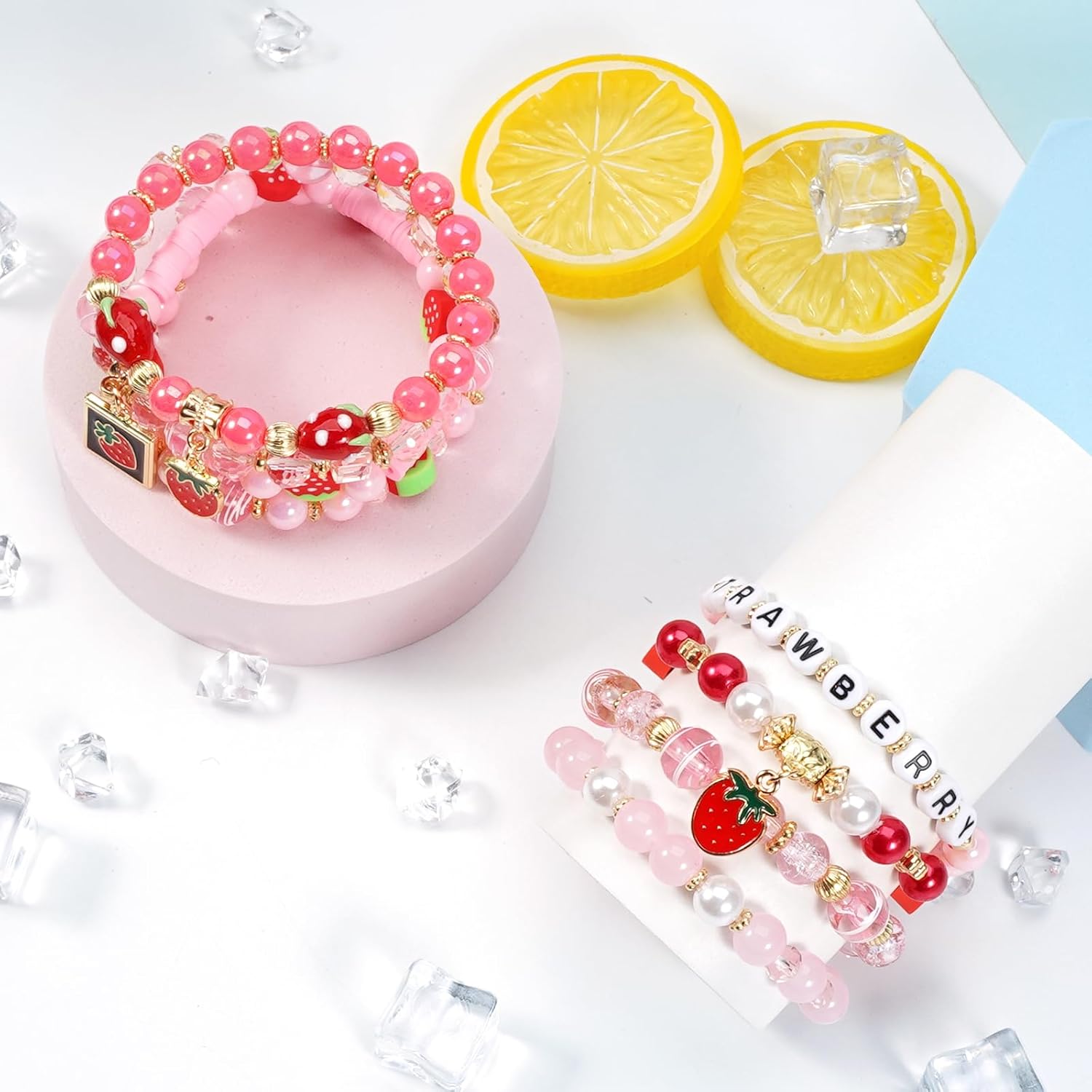 Ardorchid USA Flag Bracelets Valentine's Day Heishi Bracelets St. Patrick's Mardi Gras Beaded Bracelets Easter Rainbow Juneteenth Rasta Bracelets - Image 4