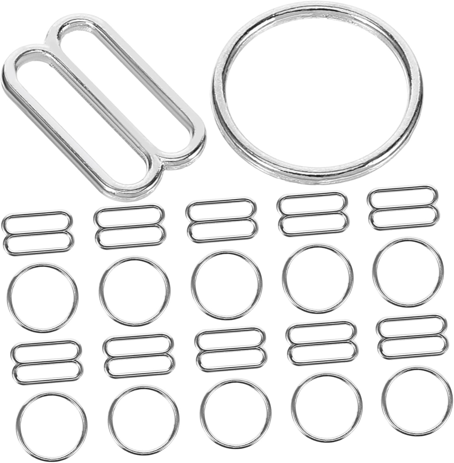 BESTYASH Bra Hooks Replacement Halter Strap Clasp Swimsuit Bra Straps Fasteners DIY Bra Straps Buckles Bra