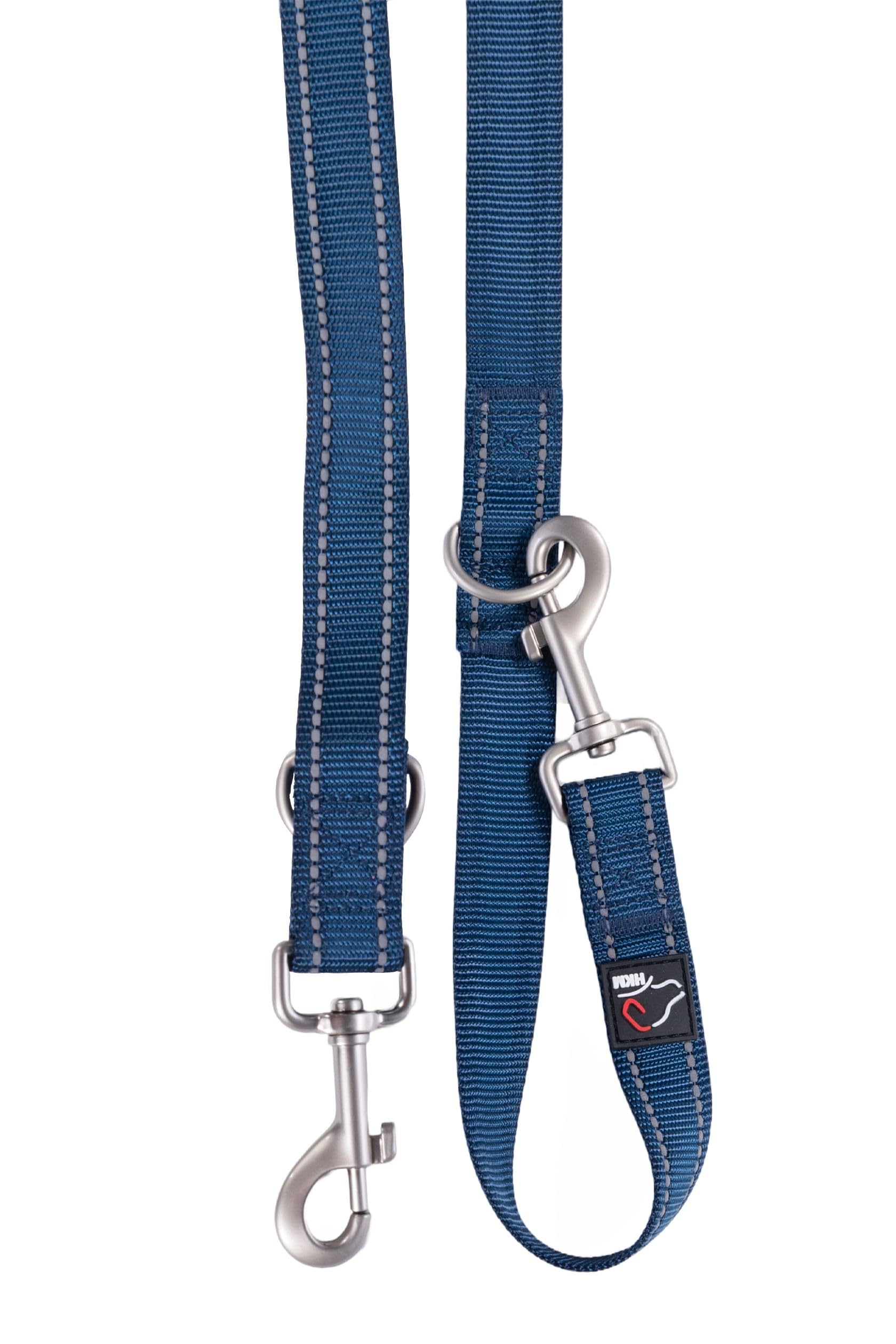 HKM ANAM Cara Nylon Dog Training Lead, Dark Blue, M