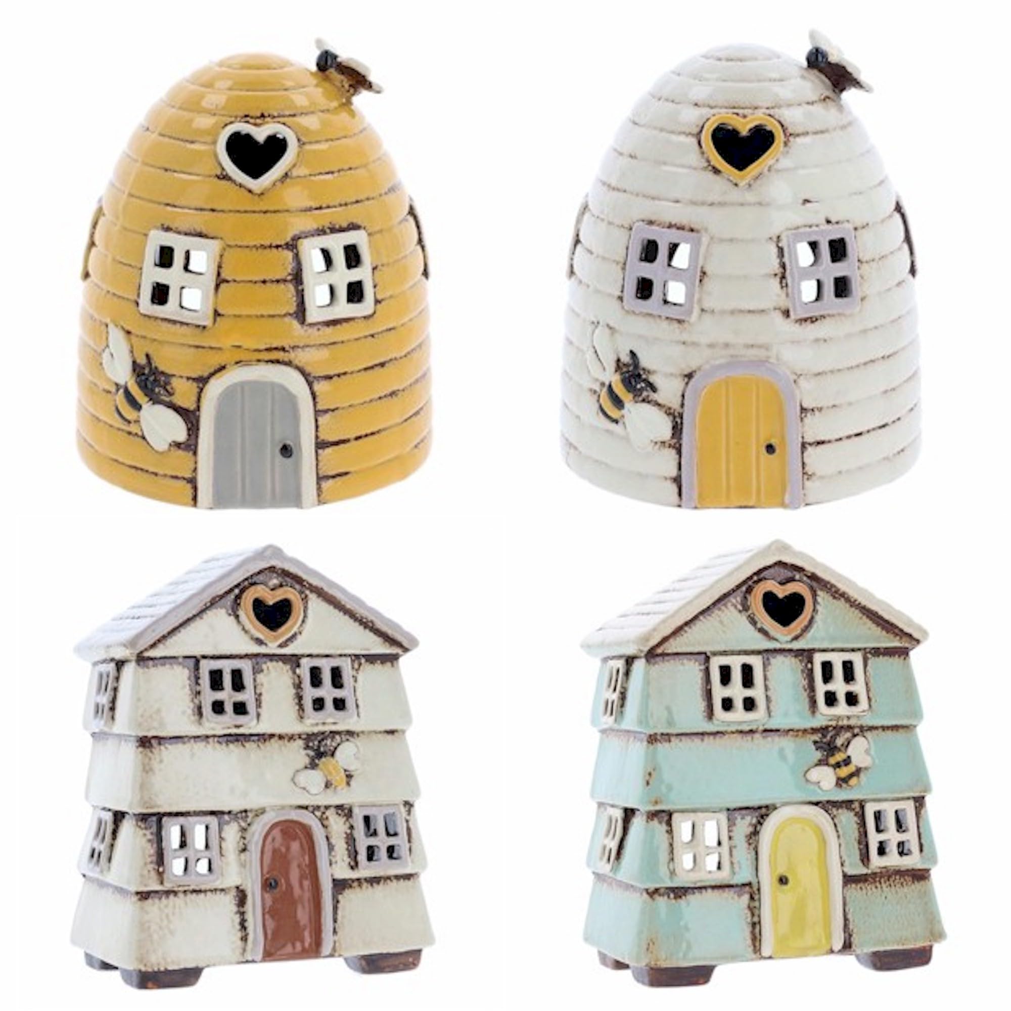 Village Pottery Cream Beehive Dome Theelichthouder
