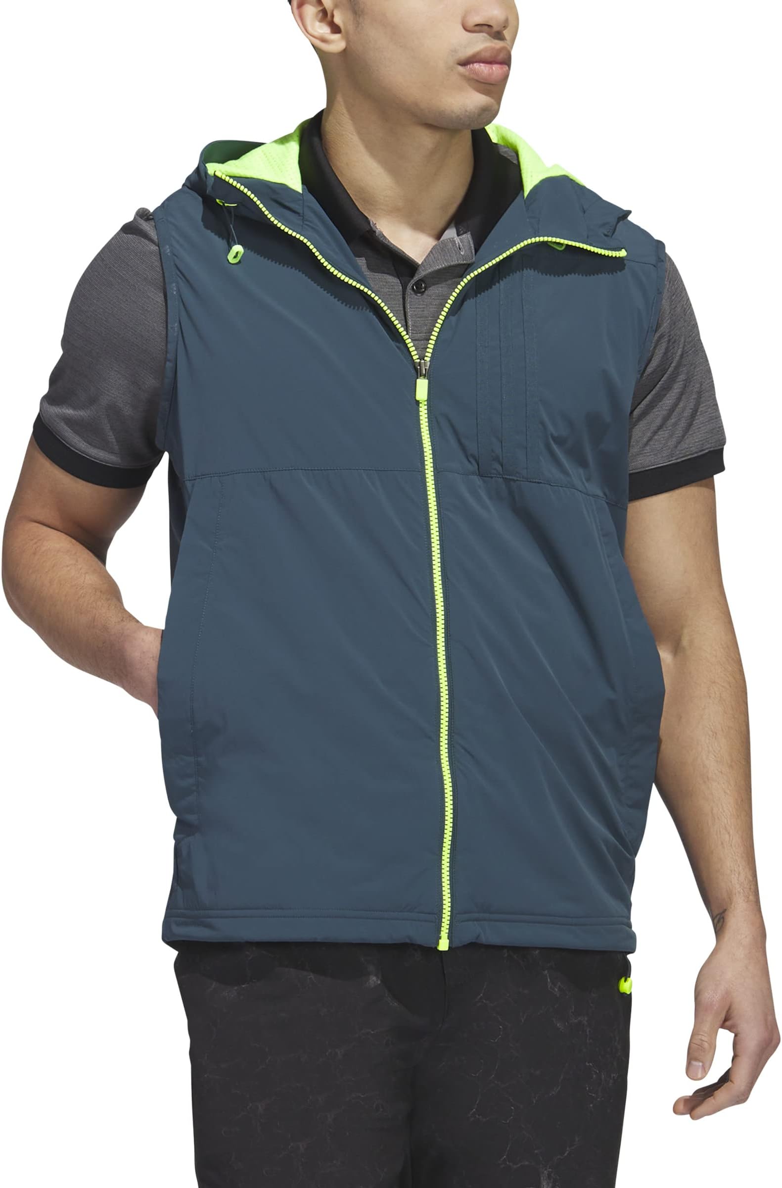 adidas golf men's club wind vest