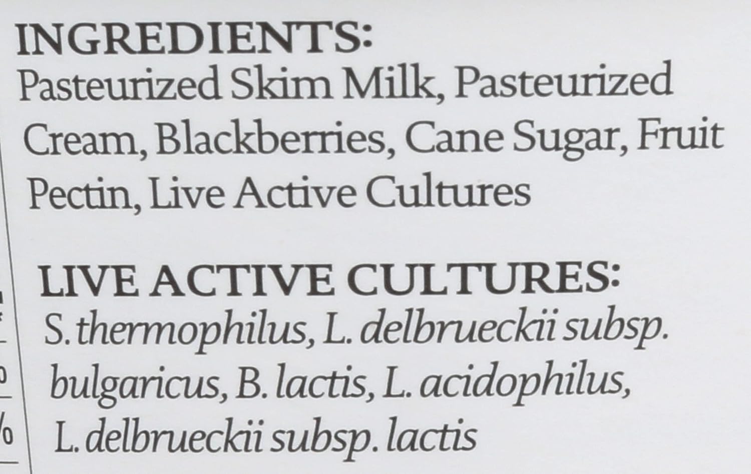 Siggi's Blackberry Yogurt, 5.3 OZ