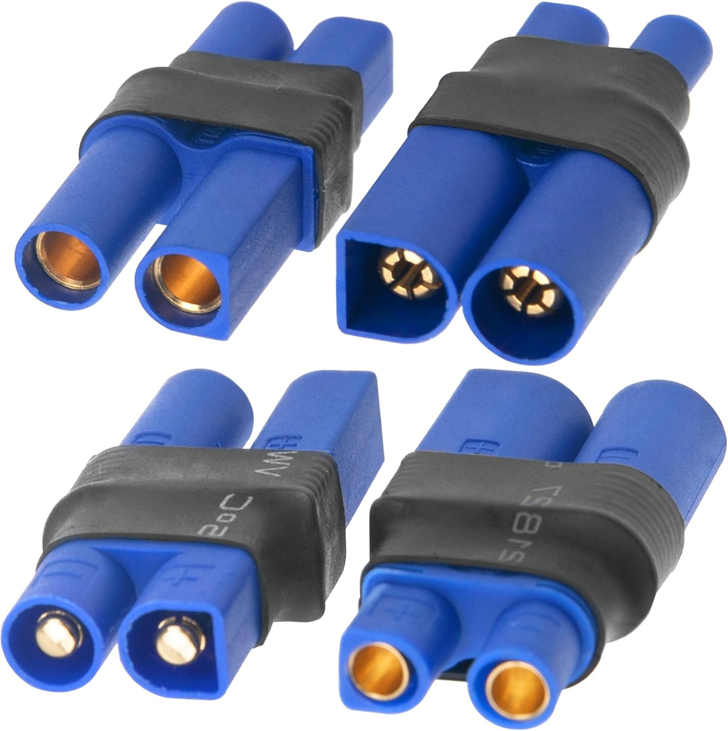 2Pairs Vgoohobby EC5 to EC3 Connector Adapter Female Male Plugs Adaptor for RC FPV Drone Car Boat Lipo NiMH Battery Charger ESC
