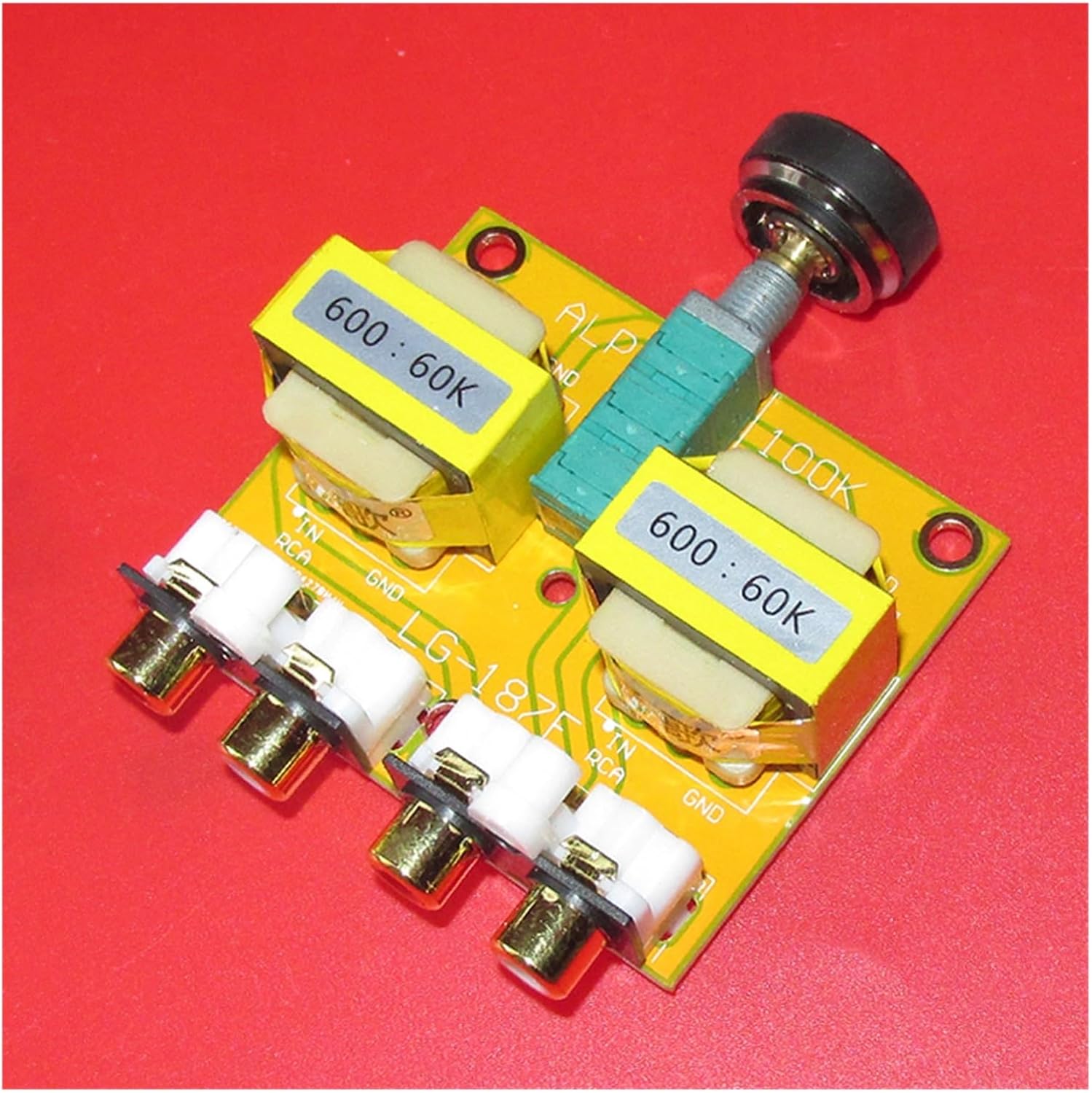 MeLphi 10 Times Amplification 600Ω: 60K Audio Transformer Passive preamplifier six Volume Volume Potentiometer Component (Color : Silver)