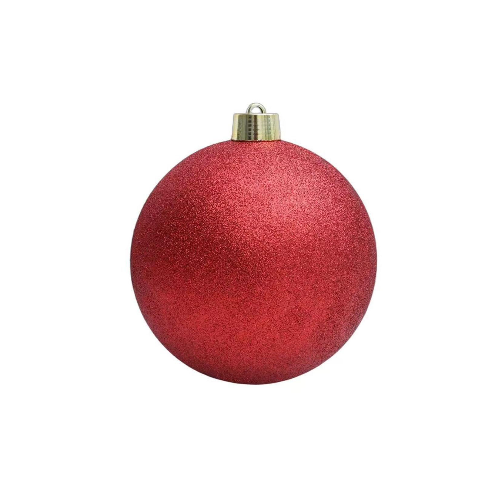 Tfaoys 25Cm Glittering Christmas Ball Ornament Shatterproof Plastomer Decorative Baubles For Christmas Tree Wreath Holiday Party Centerpieces Tree Balls Decorations