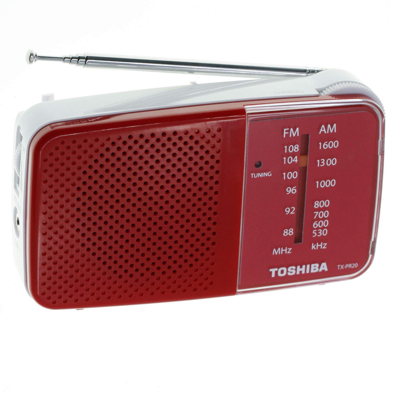 Toshiba Portable Pocket Radio with AM/FM(TX-PR20 RED) : Amazon.in