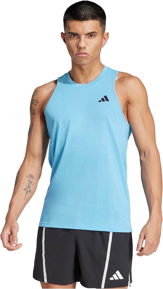 adidas Camiseta sin mangas Training Essentials Feel Ready Logo para hombre