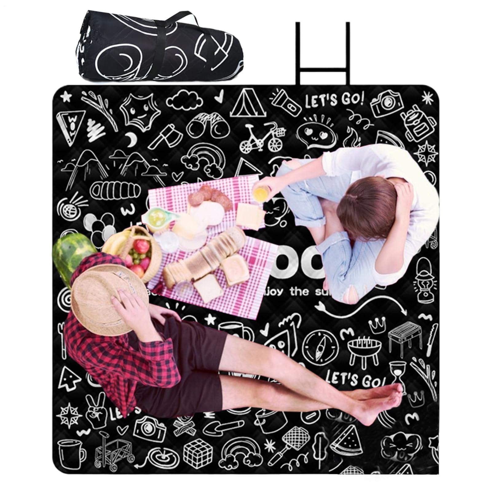 Tapis de pique-nique extérieur pour le jardin et vos weekends détente de camping en famille