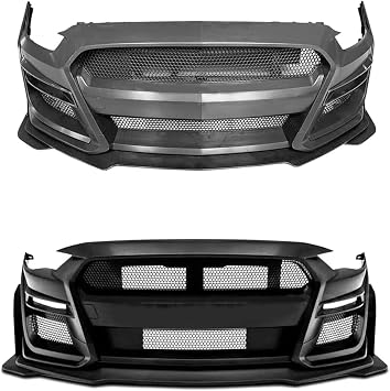Side Skirts Edge Guards For Mustang For GT500 2014-2021 A Pair Of Front Bumper Corner Spoiler Prevent Collision Side Winglet