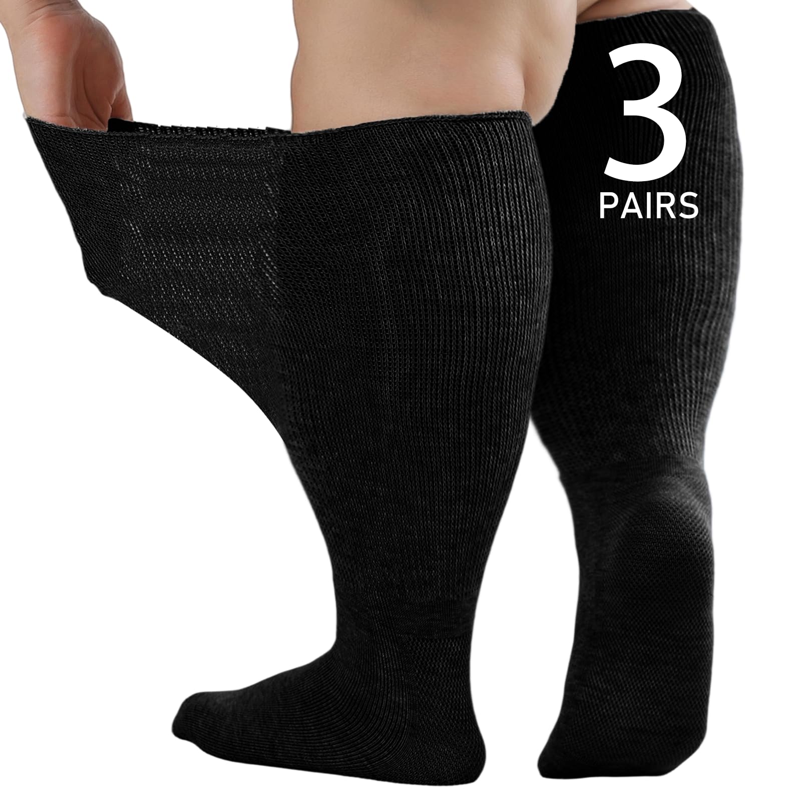 Wide Diabetic Socks for Men Women