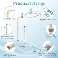 Vista 5 de Levantador de mantas, barra de elevación para pies, soporte ajustable para mantas, soporte para cama, tienda de campaña, elevador de sábanas