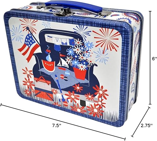 Miniatura 2 de Riley Blake Designs Sandy Gervais - Fiambrera de metal vintage