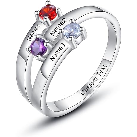 Hug Unbiological Sister Ring Happy Birthday Elderly Mom Wife Gift Gigi Him...