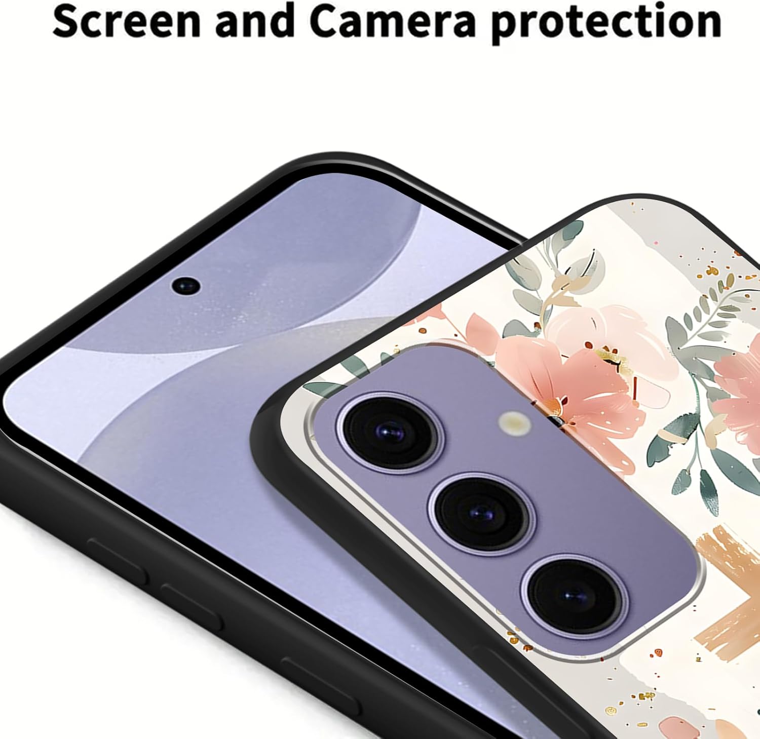 2 Pack Jesus Bible Verse Phone Cases for Samsung Galaxy S24 5G Case Floral Christian Cross Soft Shockproof Protective for Women Man Phone Cover Funda for Samsung S24 6.2 Inch - Image 2