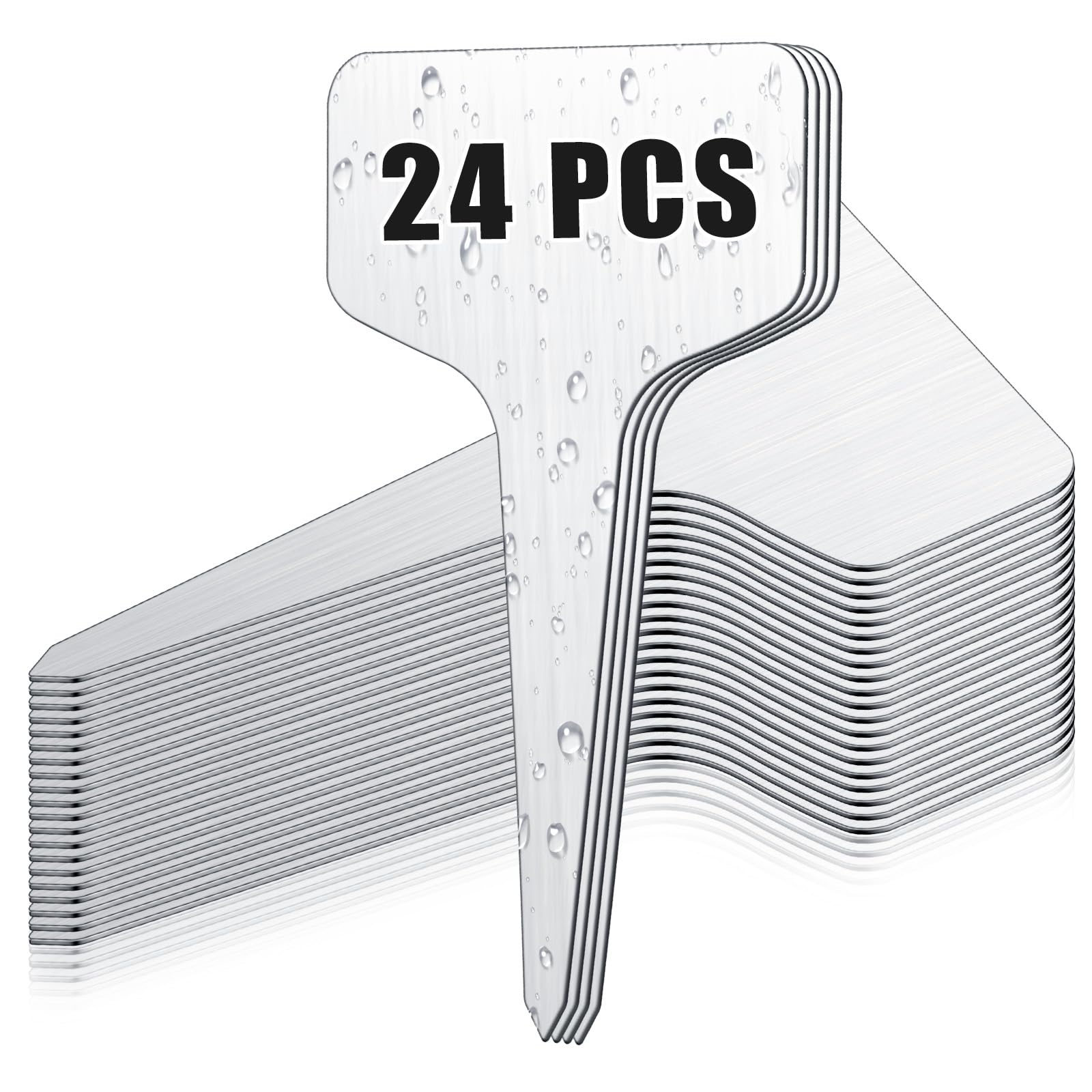 Amazon.com: Hicarer 24 Pcs Metal Plant Labels Weatherproof Garden ...
