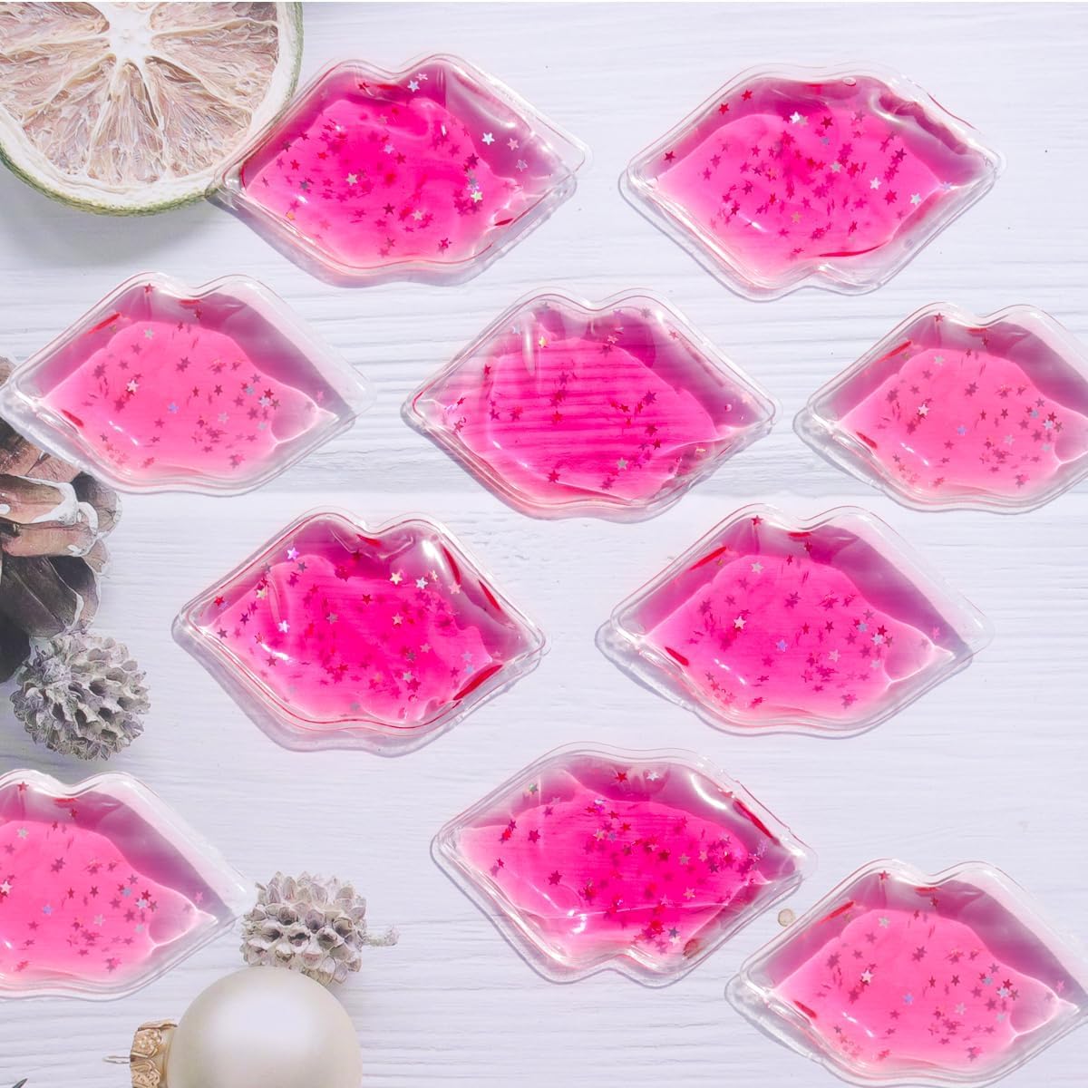 Reusable Lip-Shaped Hot and Cold Gel Pack