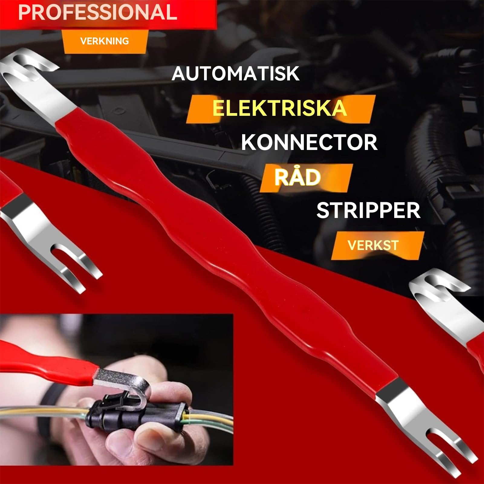 Strumenti di negazione Connessioni Elettriche Di Auto - Smontaggio Presa Auto | Estrattore a doppia funzione Facile Scollegamento - Utensile meccanico Appassionati