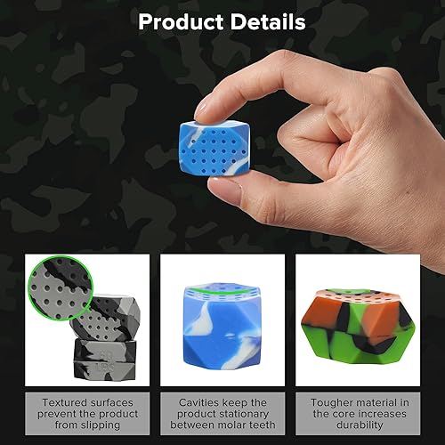 Miniatura 3 de SIYUJUNYI Entrenador de mandíbula, ejercitador de mandíbula para hombres y mujeres, 3 niveles de resistencia, ejercitador de mandíbula para