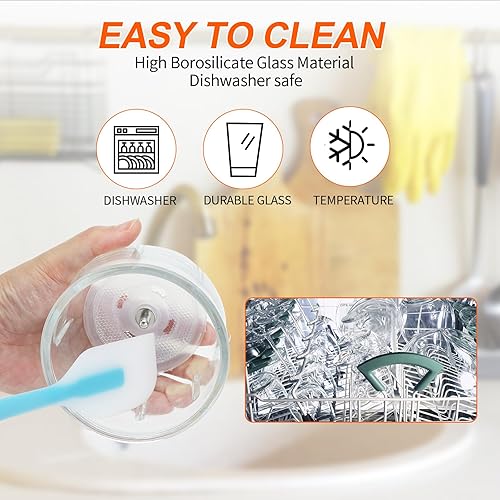 Miniatura 8 de Fabricante de alimentos para bebés, juego de procesador de alimentos 14 en 1 mejorado para alimentos y purés de frutas vegetales, carne, licuadora