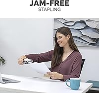 Vista 3 de Fellowes LX890 - Engrapadora de alicates de mano, oficina y escritorio, capacidad de 40 hojas, color blanco