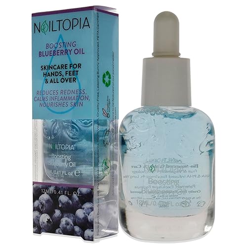 Miniatura 4 de Nailtopia Aceite de arándano revitalizante y energizante fresco, aceite para cutículas y crecimiento de uñas, hidratación de uñas y cutículas,