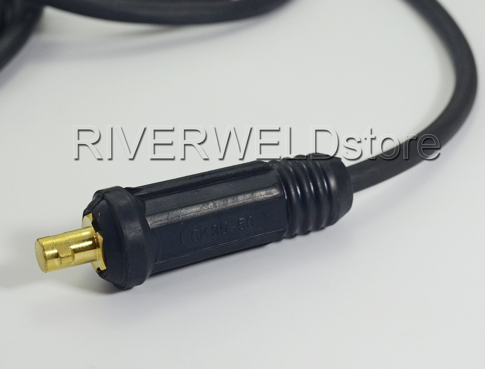 RIVERWELD Abrazadera de Tierra de 300 Amp CK50 5M 25mm2 Soldador de alambre MMA ARC soldador