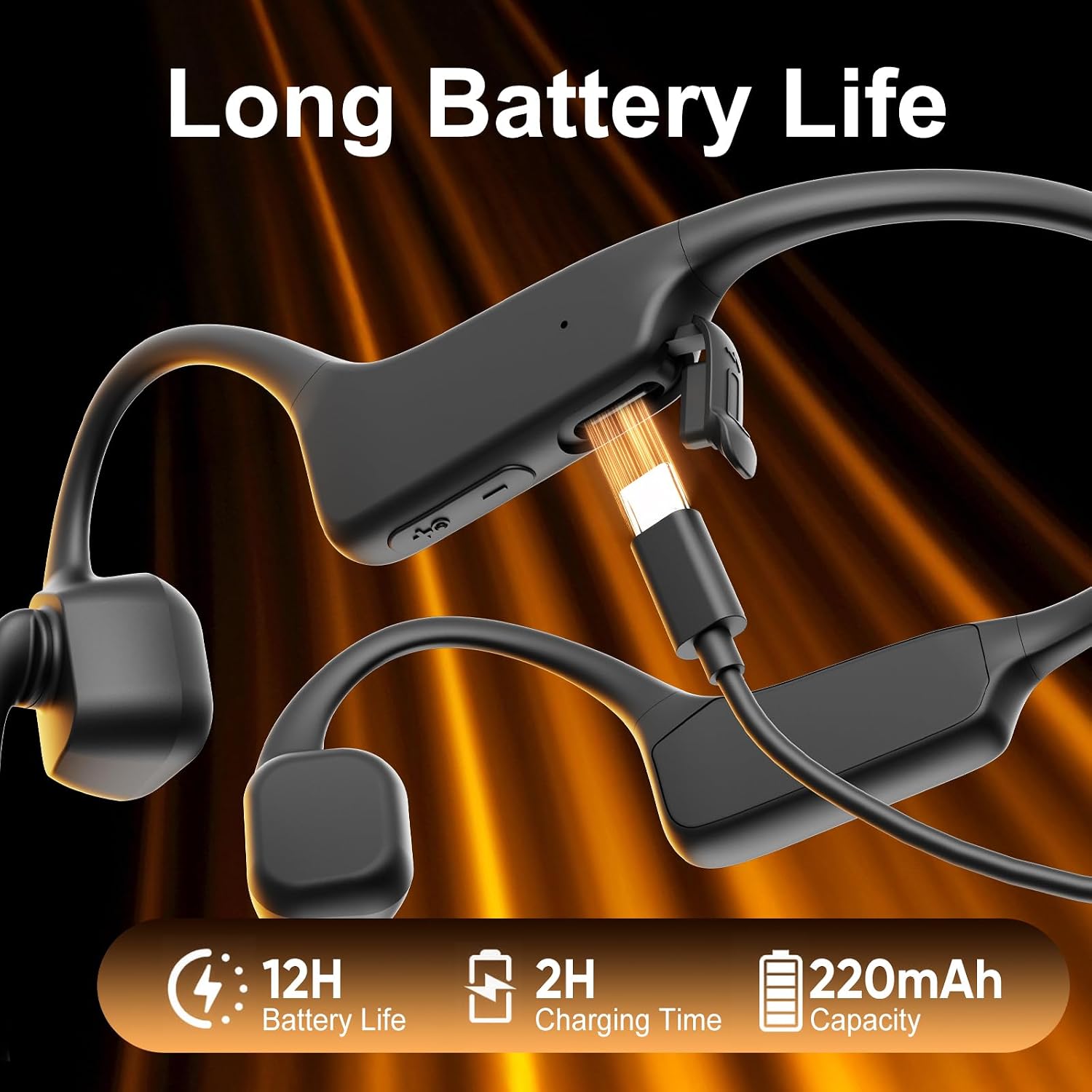 Bone Conduction Headphones with Microphone Boom, Open Ear Wireless Bluetooth Headset with USB Dongle for PC, AI Noise Cancelling Mic, Bone Conducting Headset for Office Remote Work Sports Driving 5 71lrQ81VCFL. AC SL1500