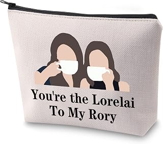 You're the Lorelai To My Rory Makeup Zipper Pouch Bag Mother Daughter Cosmetic Bag Gift BFF Gift for Her (Lorelai To Rory)