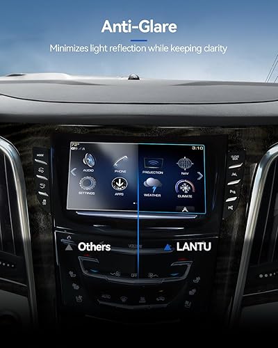 Vista 2 de Protector de Pantalla de Coche para 2015 2016 2017 2018 2019 Cadillac CTS Accesorios Navegación Pantalla Táctil Protector de Película de Vidrio