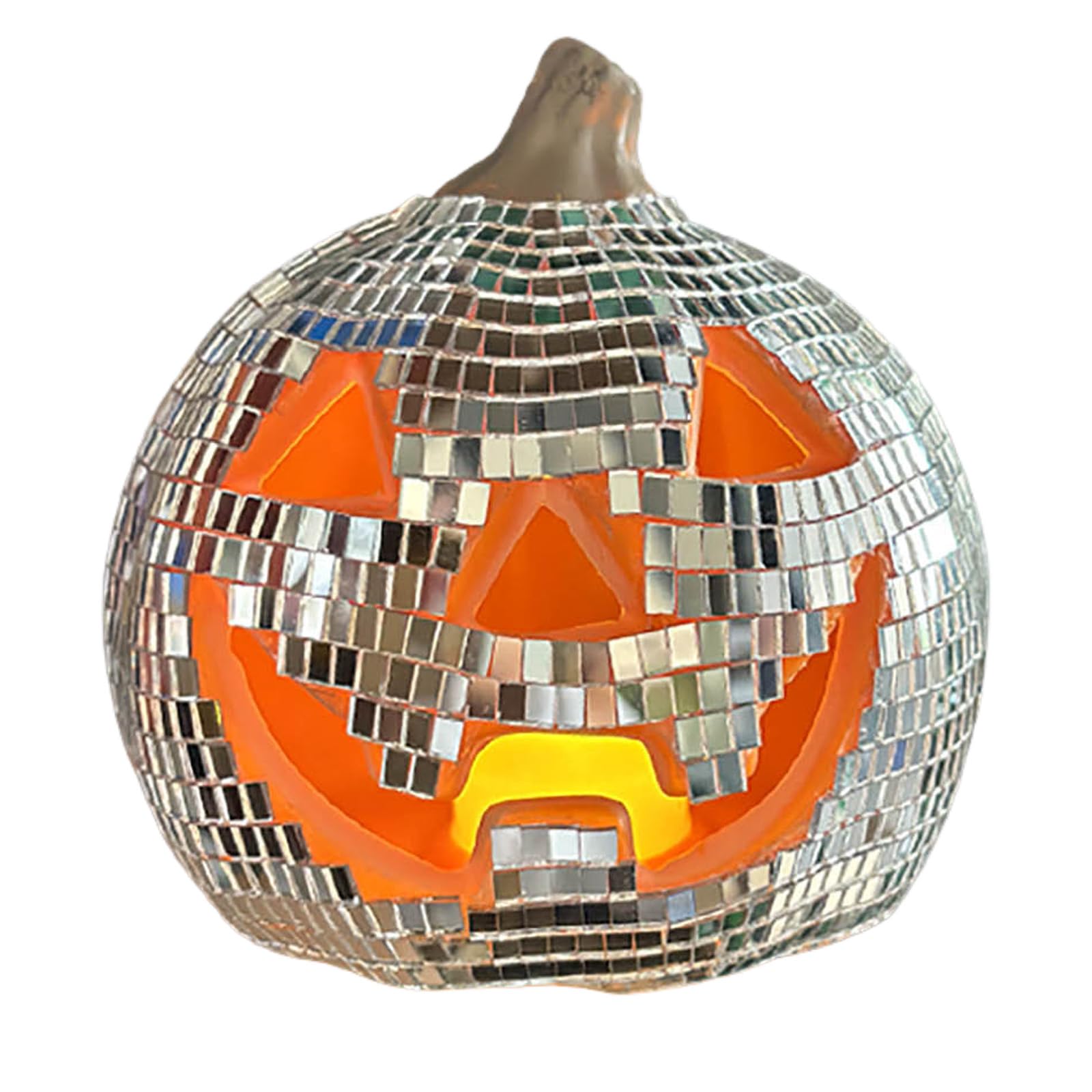 Indoor Outdoor Halloween Vetro Specchiato Zucca Luce Accessori Per La Casa Partito Infestante Decorazione Della Casa Interna Esterna Decorazione di Halloween