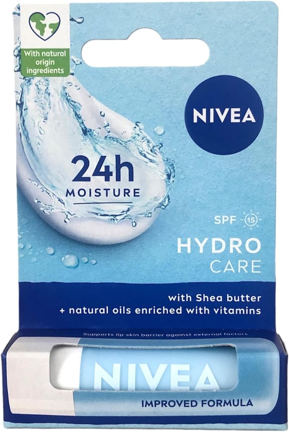 Nivea Lip Balm Hydro Care - SPF 15 4.8 g