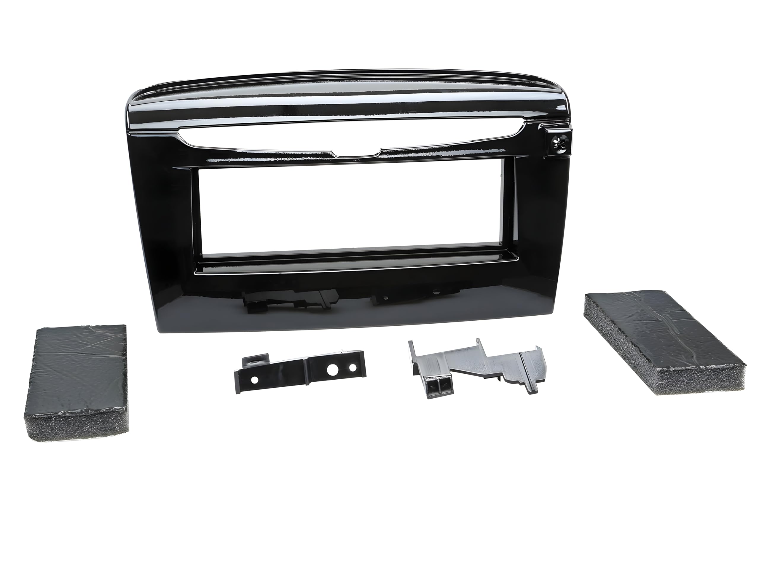Kit De Montage Autoradio 1 DIN Pour Lancia Y Ypsilon (2006-2011) - Façade, Adaptateur Antenne Et Clés Inclus - 2