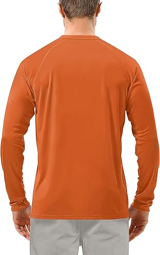 Vista 19 de Roadbox - Camisetas de protección FPU 50+ para hombre, de manga larga, para correr, exteriores, senderismo, natación, pesca Paquete de 2 - Gris