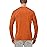 Roadbox Mens UPF 50+ UV Sun Protection Shirts Outdoor Long Sleeve SPF Diving Rash Guard for Fishing Hiking Swimming Orange