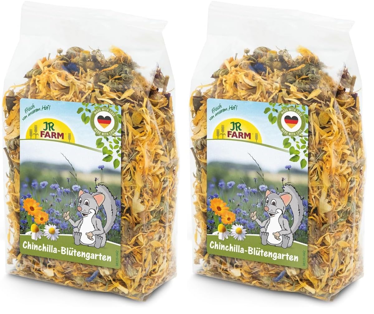 JR Farm Jardín de Flores de Chinchilla 50 g (Paquete de 2)