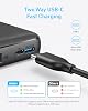 Power Bank Anker (PowerCore 10K), batería portátil compacta de 10,000mAh lista para viajar con tecnología PowerIQ, carga rápida 5V/3A para iPhone, iPad y más (1, Negro), certificado ClimatePartner 3