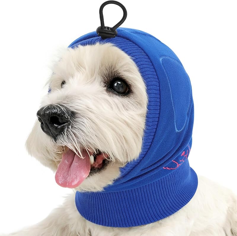 Protetor Auricular para Cães SUNFURA com Almofadas Absorventes de Som Azul M