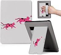 Vista 28 de CoBak - Funda para Ereader de piel sintética duradera con función de apagado y encendido automático, ranura para tarjetas y correa para la mano - Se