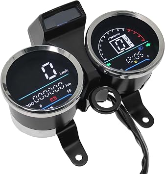 Accurate readings of GN125 speedometer with multi-function clear real digital display motorcycle dashboard