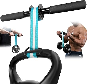 Wrist Forearm Roller Strengthener Exerciser Forearm Blaster Forearm Roller Grip Strength Training with Anti-Slip Handles