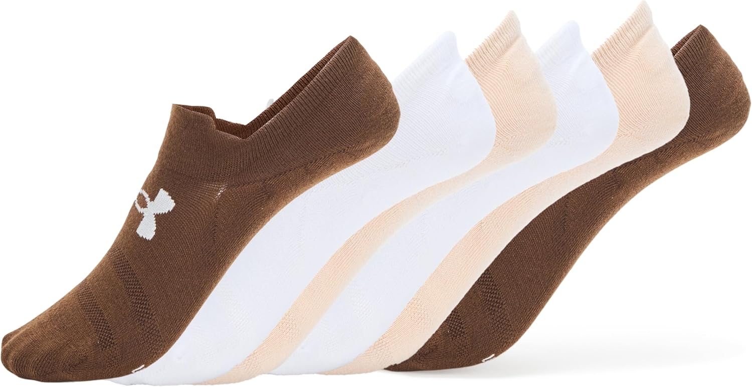 Under Armour Unisex Adult Essential Ultra Low Tab Socks (6-Pack)