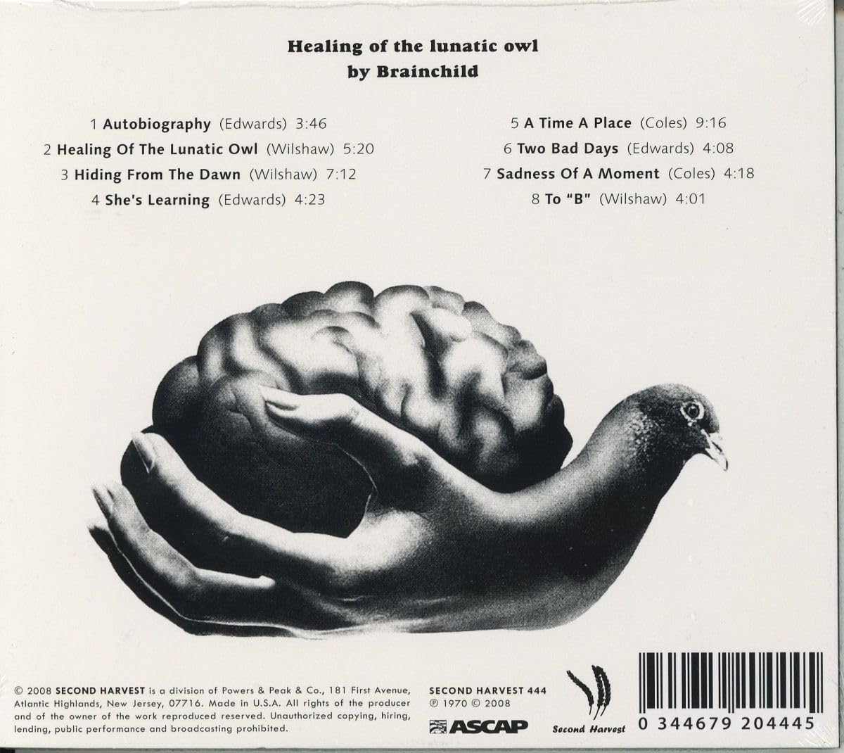 Amazon.co.jp: CD BRAINCHILD/Healing Of The Lunatic Owl : おもちゃ
