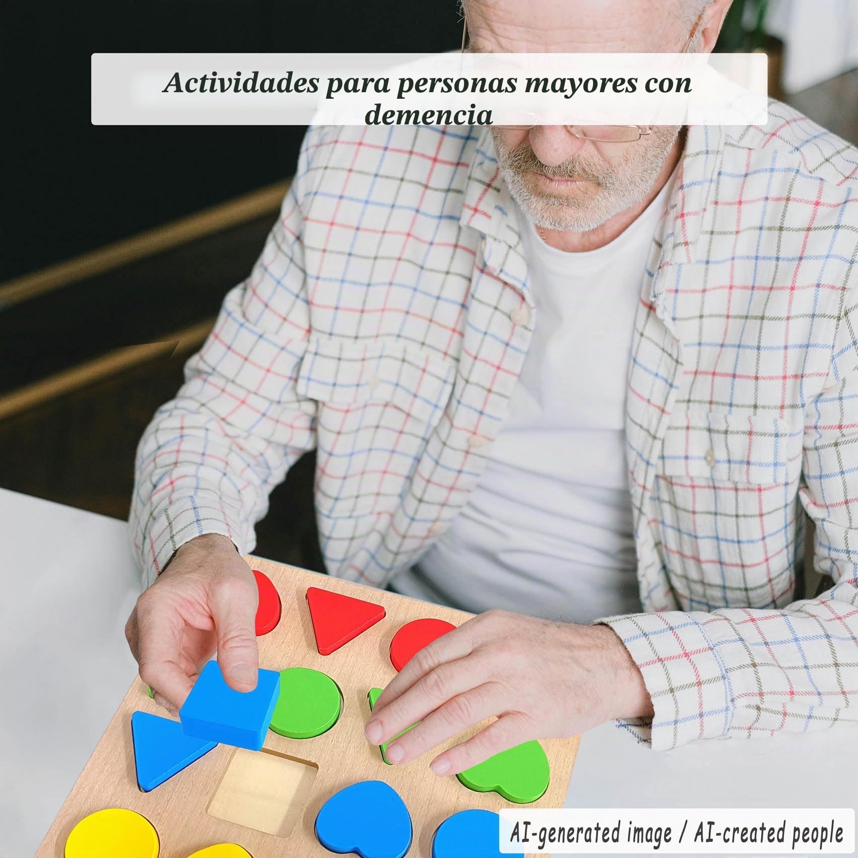 Actividades de Madera para la Demencia para Personas Mayores, Productos de Alzheimer para Personas Mayores, Regalos de Rompecabezas y Juegos para Mantener a los Adultos Mayores cognitivos y